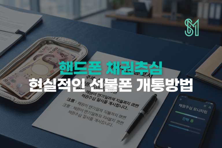 채권추심 중 휴대폰 개통 | 선불폰 신규가입 확인 순서