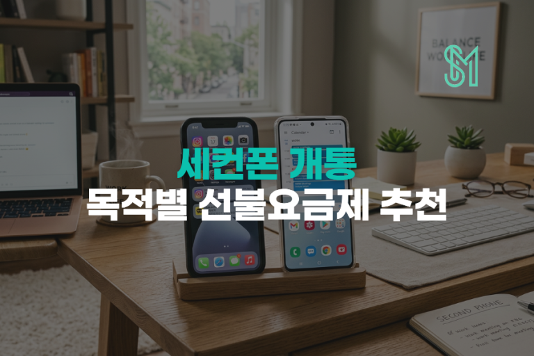 세컨폰 개통 배달폰·영업폰·업무폰, 목적별 선불 요금제 고르는 법