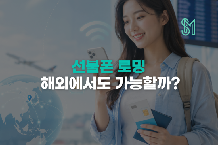 앤텔레콤 후불 로밍 | K망·L망 신청 전 확인사항
