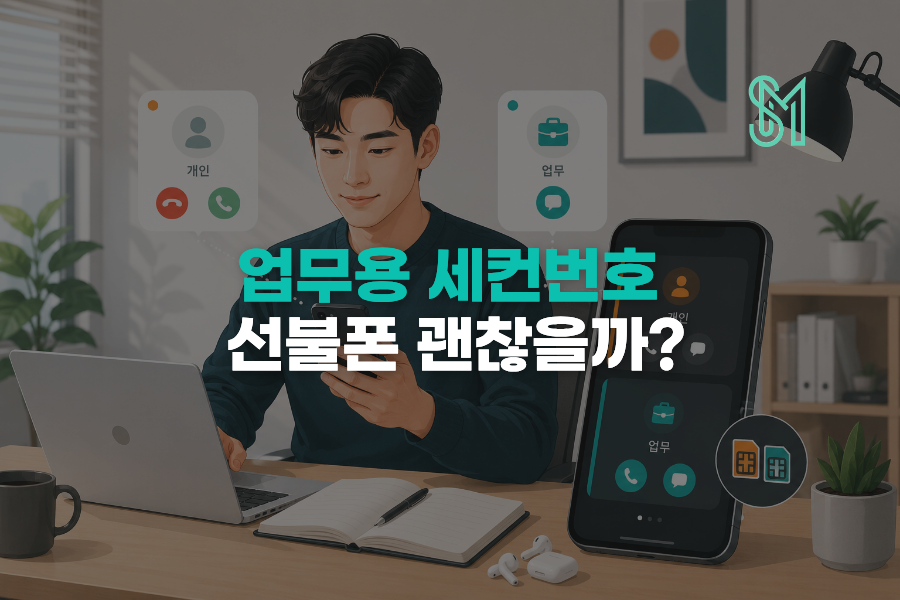 업무용 세컨번호 선불폰 괜찮을까? 개인번호 분리할 때 확인할 기준