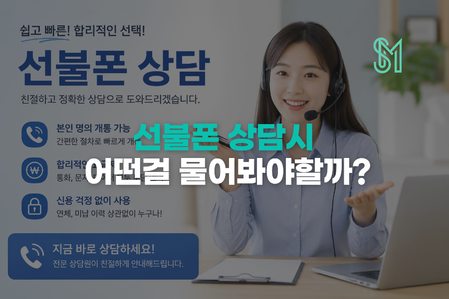 선불폰 상담 전에 말할 것 | 미납 인증수단 유심 상태 정리법